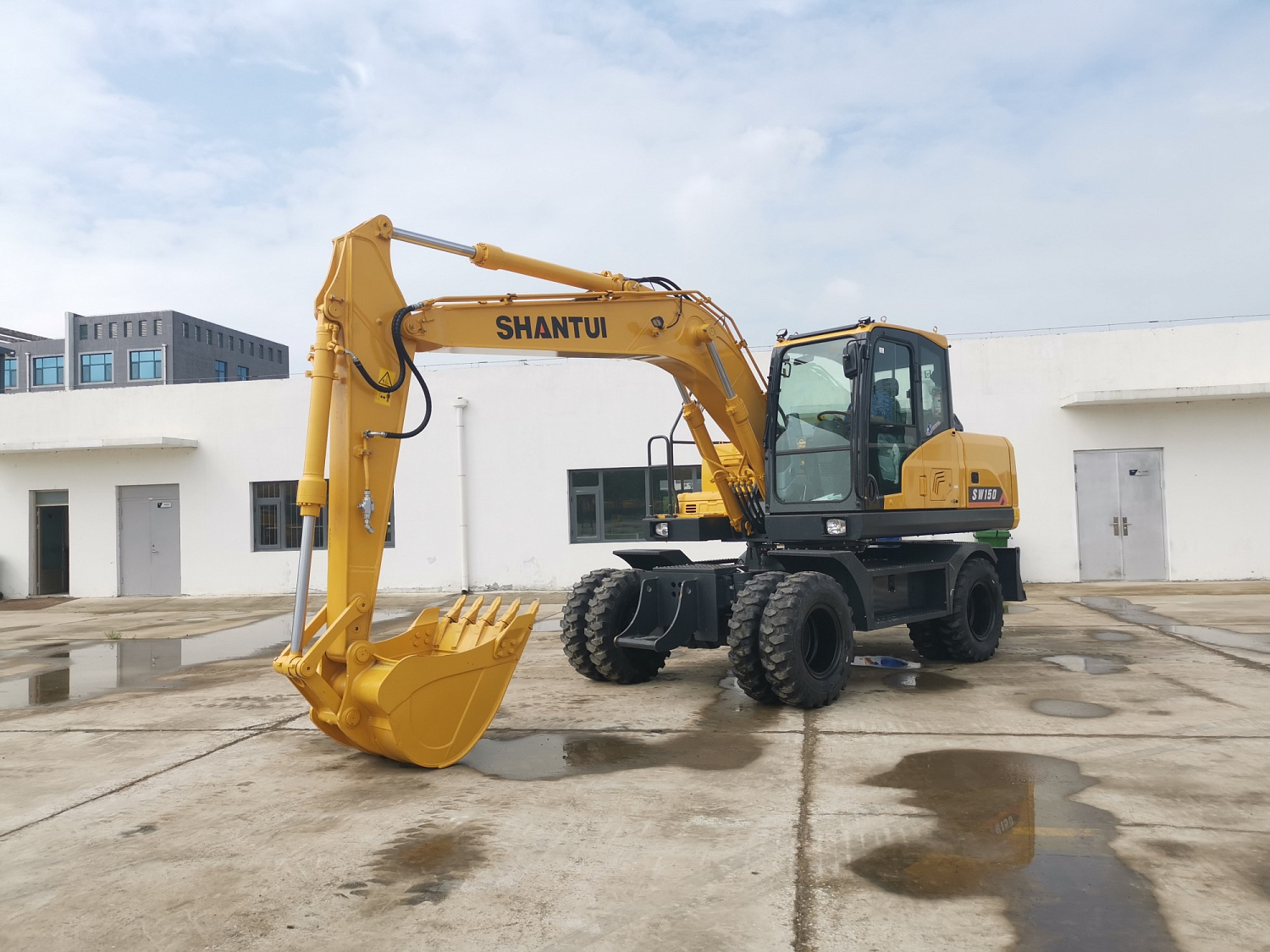 Колёсный экскаватор